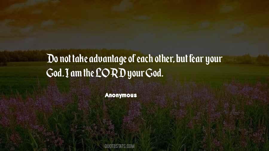 Fear The Lord Quotes #562423