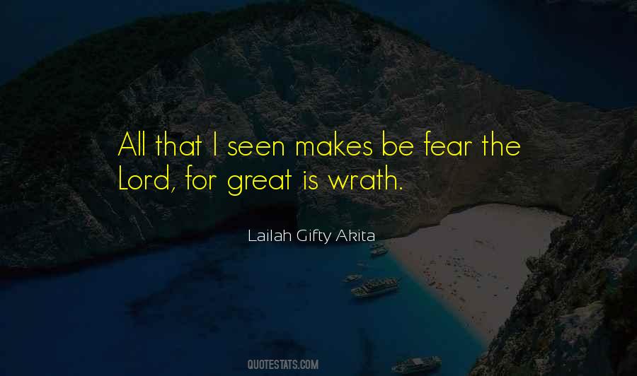 Fear The Lord Quotes #687178