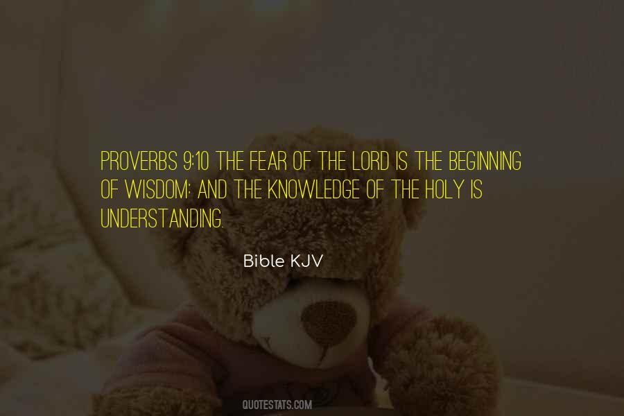 Fear The Lord Quotes #915594