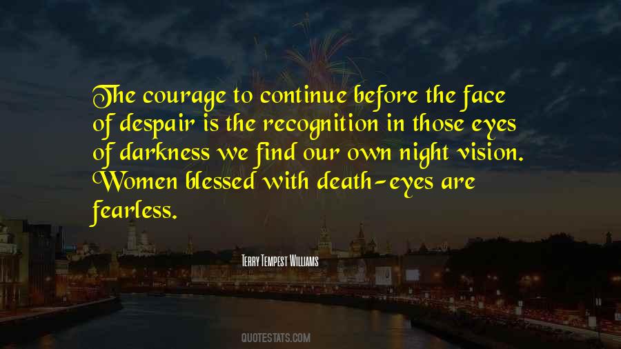Fear The Night Quotes #776492