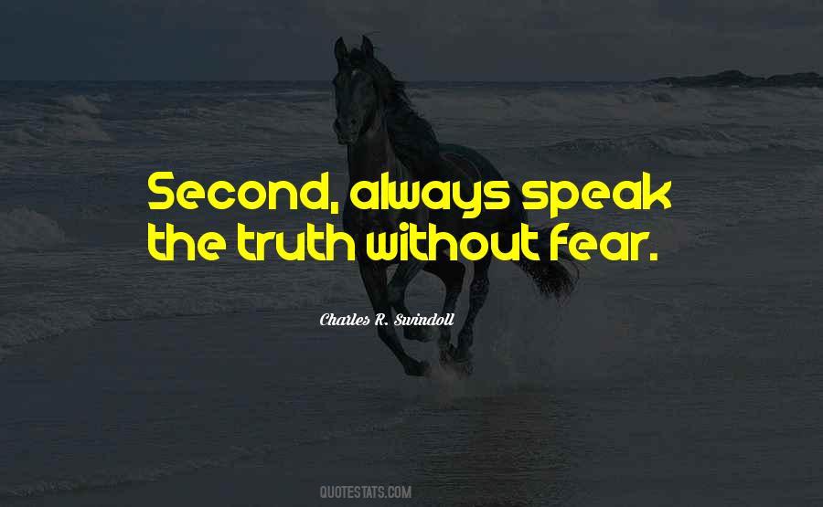 Fear The Truth Quotes #230612