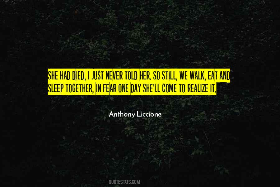 Fear To Lose Quotes #1244197