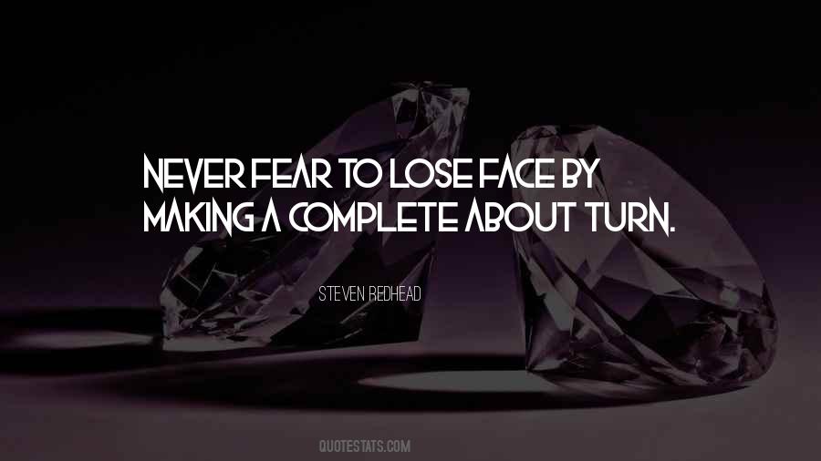 Fear To Lose Quotes #1647468