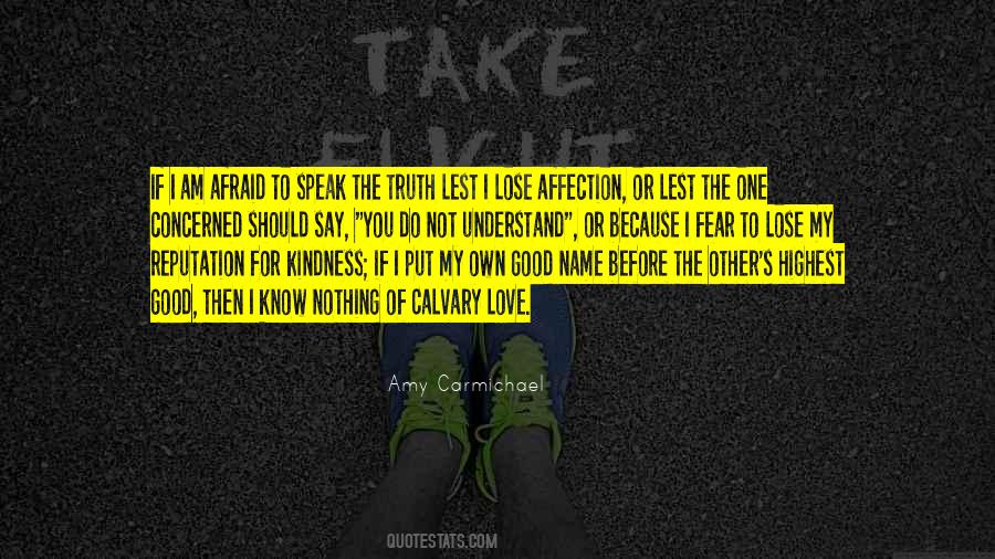 Fear To Lose Quotes #1697041
