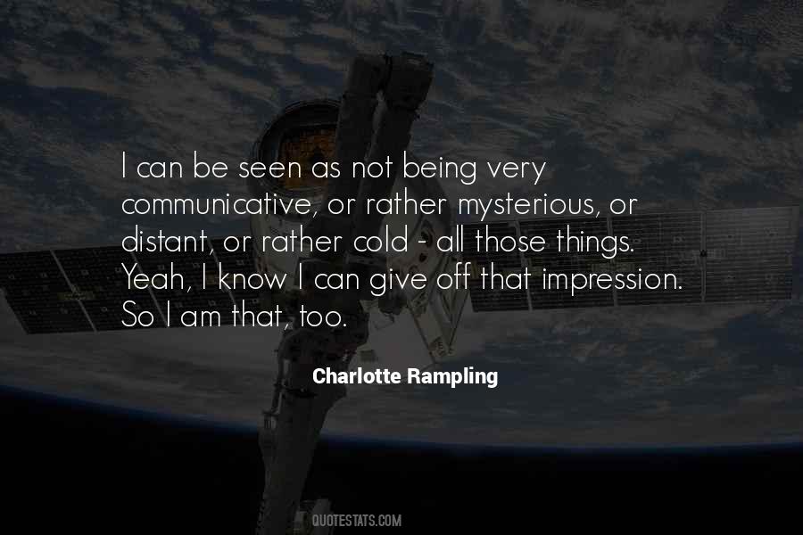 Very Mysterious Quotes #798781