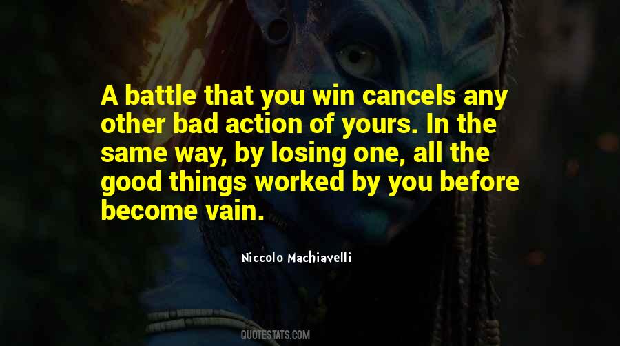 Quotes About A Losing Battle #389043