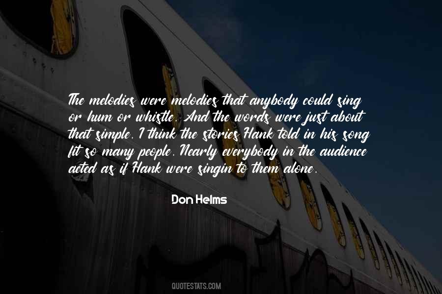 Quotes About Helms #655750