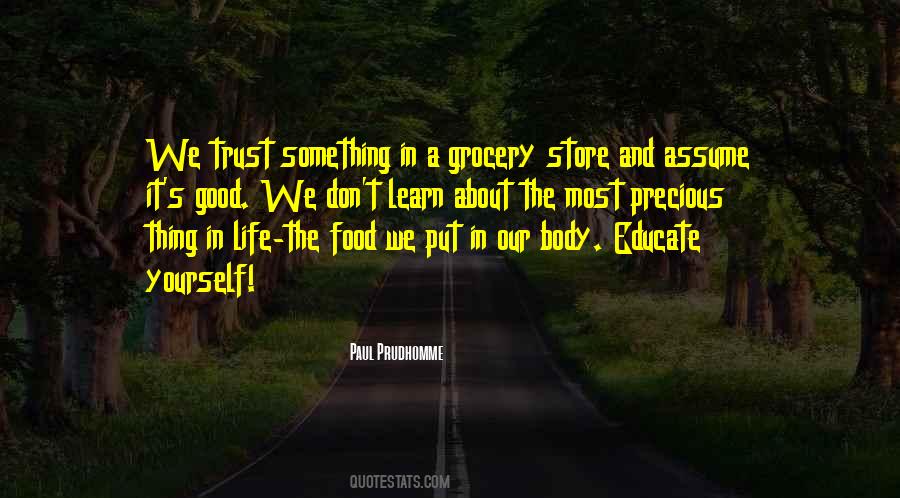 Going To Grocery Store Quotes #473753