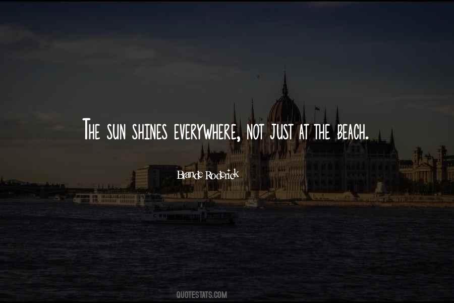 Beach Sun Quotes #1437825
