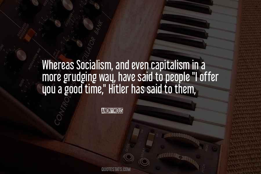 Good Capitalism Quotes #1270422