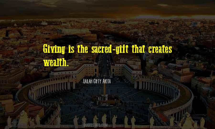 Giving Gift Quotes #277114