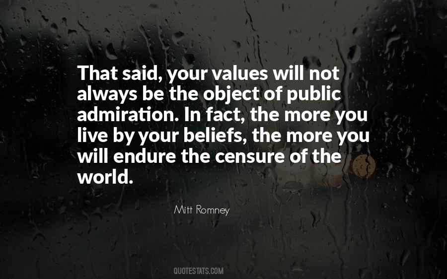 Quotes About Your Values #1514530