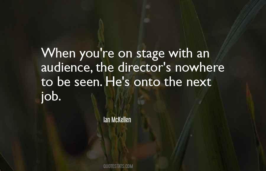 Quotes About Stage Directors #1765629