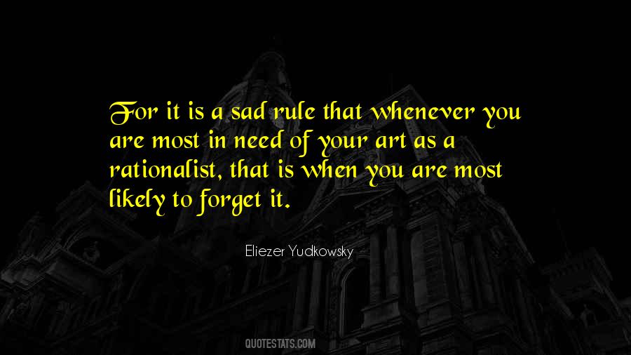 Sad Art Quotes #514624