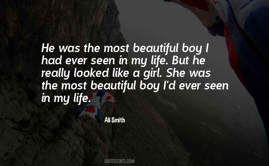 Beautiful Boy Love Quotes #896076