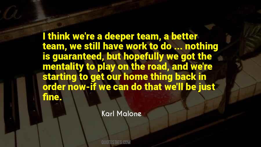 Work In A Team Quotes #1197128