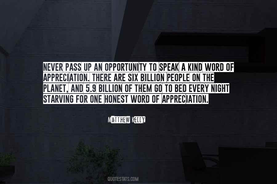Opportunity Pass You By Quotes #1661204