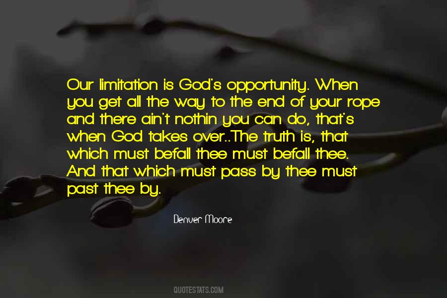Opportunity Pass You By Quotes #695899