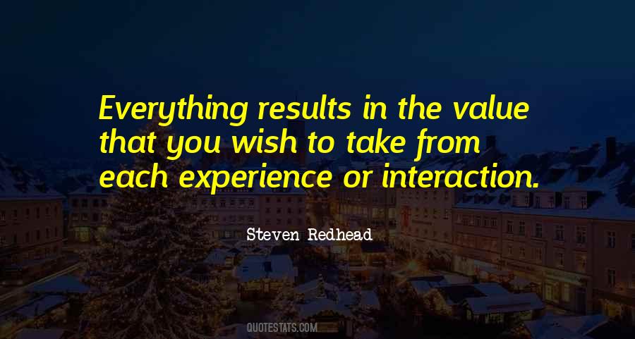 Each Experience Quotes #1334457