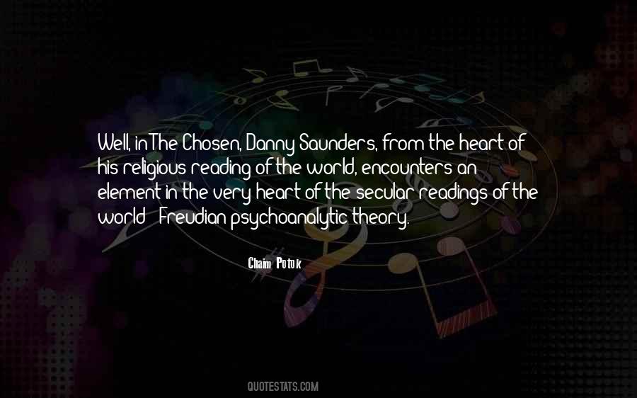 The Chosen Danny Saunders Quotes #1435163 The Chosen Danny Saunders Quotes #1435163