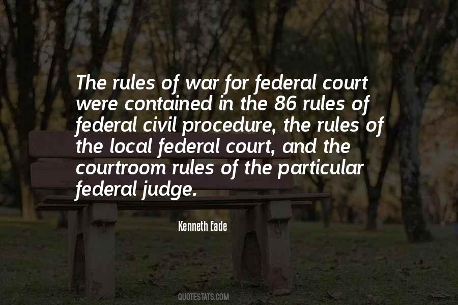 Federal Court Quotes #301889