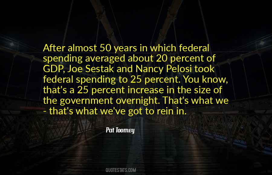 Federal Spending Quotes #1823019