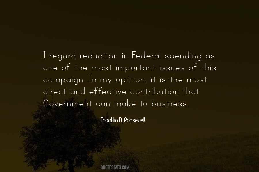 Federal Spending Quotes #253990