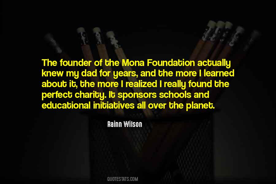 Charity Foundation Quotes #1803823