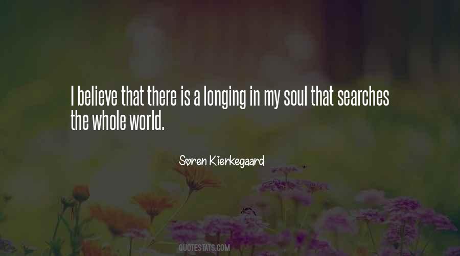 Soul Longing Quotes #381065