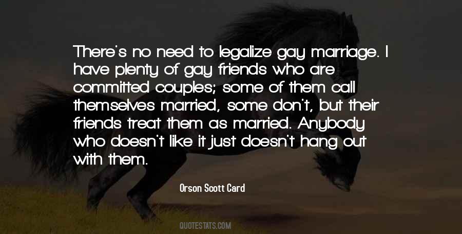 Marriage Of Friends Quotes #486324
