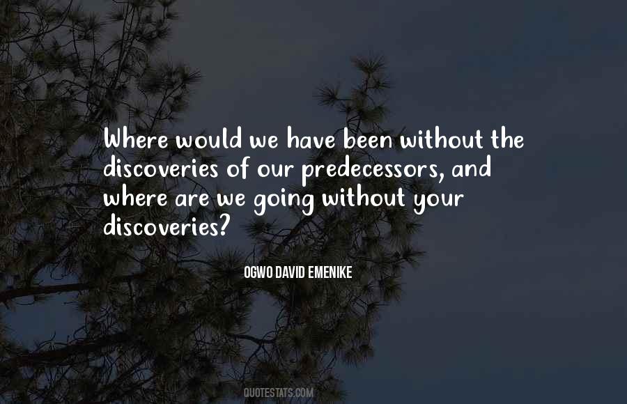 Where Are We Quotes #34413