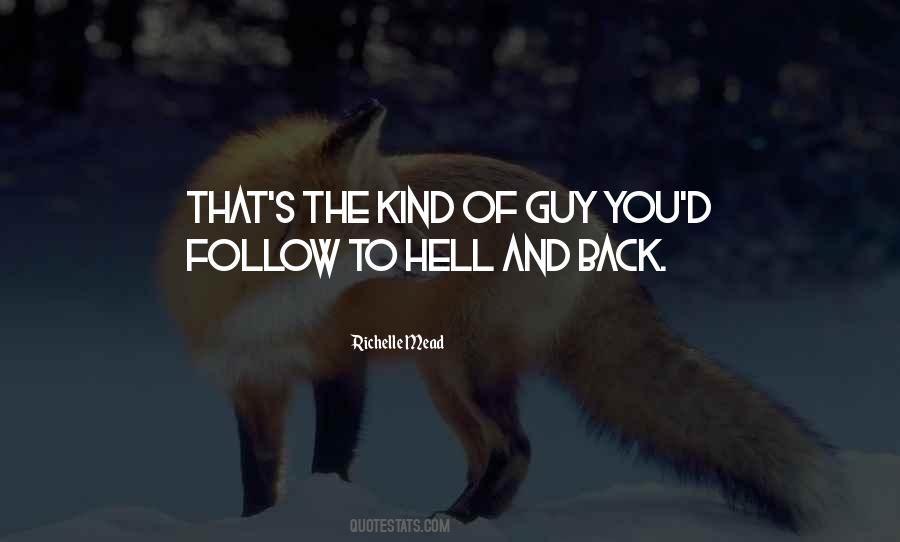 Quotes About Hell And Back #10252