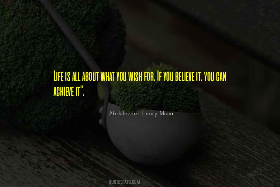 If You Believe It You Can Achieve It Quotes #1006699