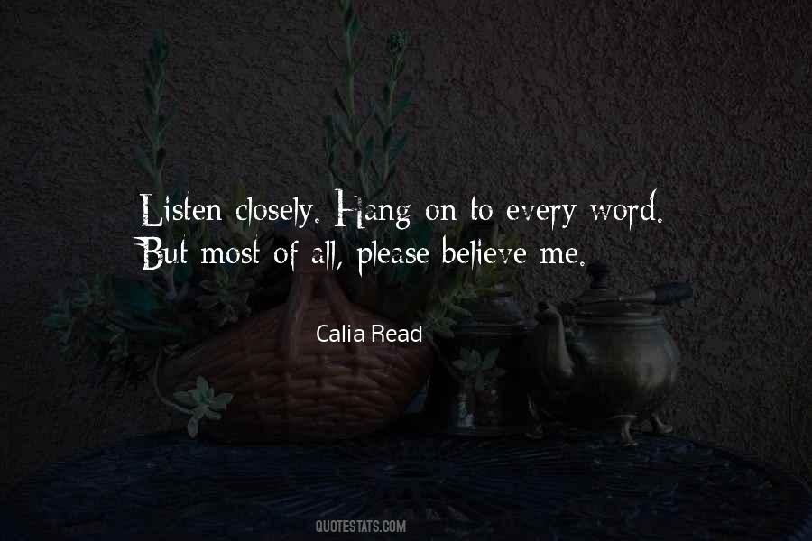 Please Listen Quotes #1697401