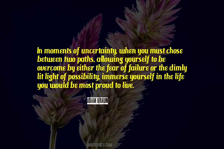 Possibility Of Failure Quotes #1374981