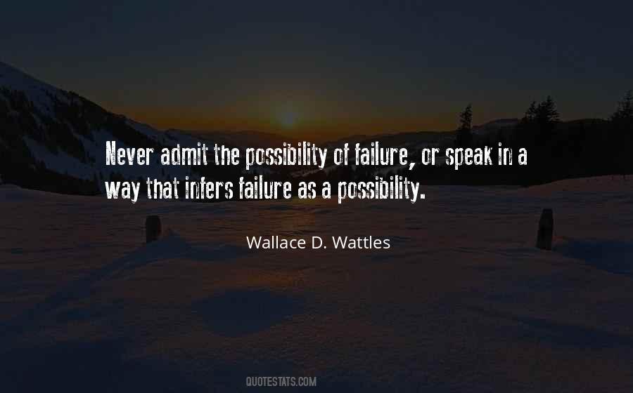 Possibility Of Failure Quotes #1421020