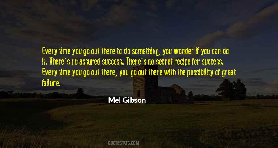 Possibility Of Failure Quotes #1803677