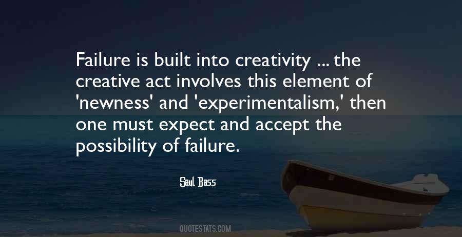 Possibility Of Failure Quotes #372080