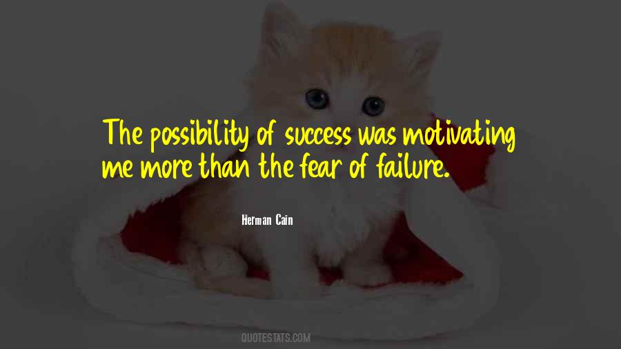 Possibility Of Failure Quotes #56247