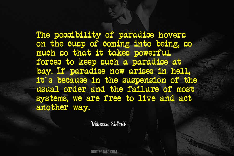 Possibility Of Failure Quotes #900577