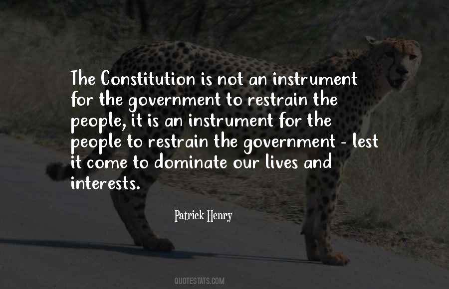 Quotes About Constitution And Government #507843