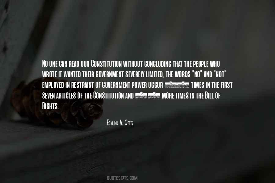 Quotes About Constitution And Government #520199