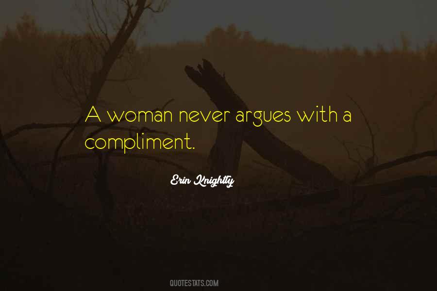 Woman Compliment Quotes #1433212