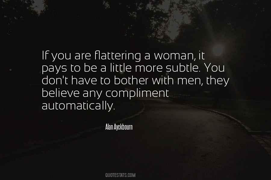 Woman Compliment Quotes #1700715