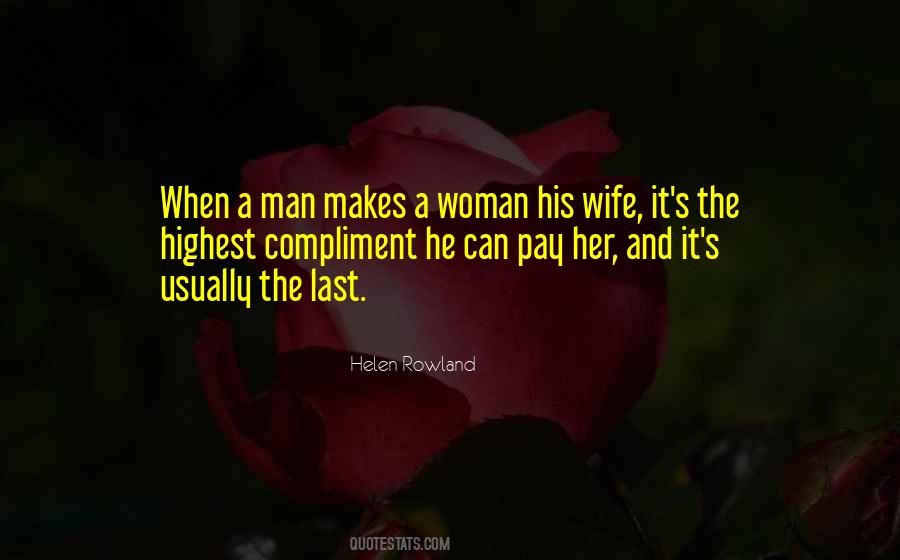 Woman Compliment Quotes #222610