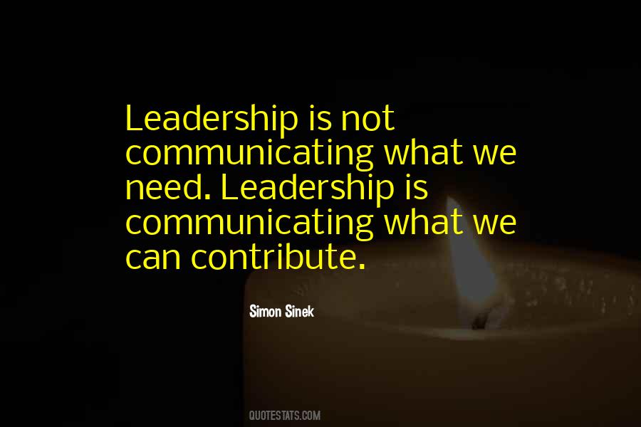 Need Leadership Quotes #1684879
