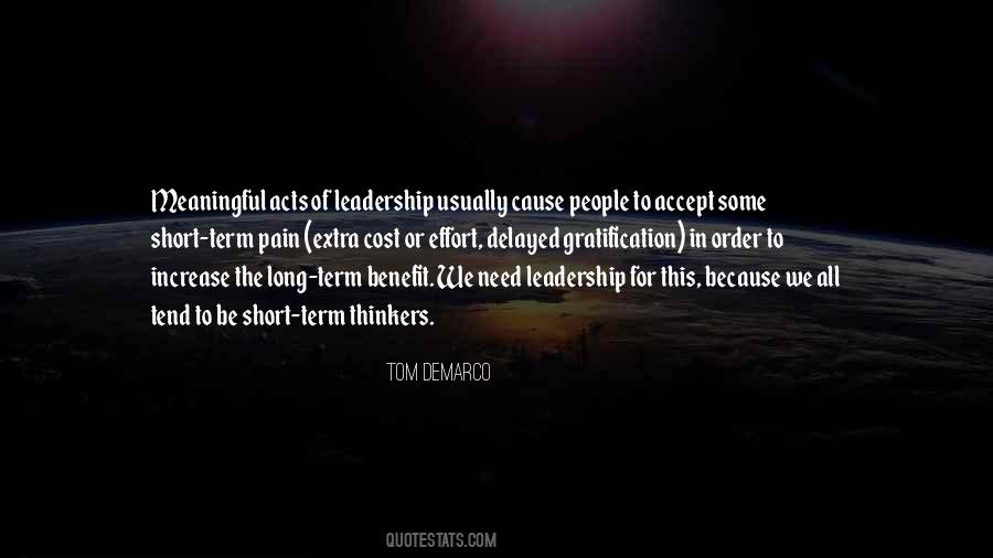 Need Leadership Quotes #1737596