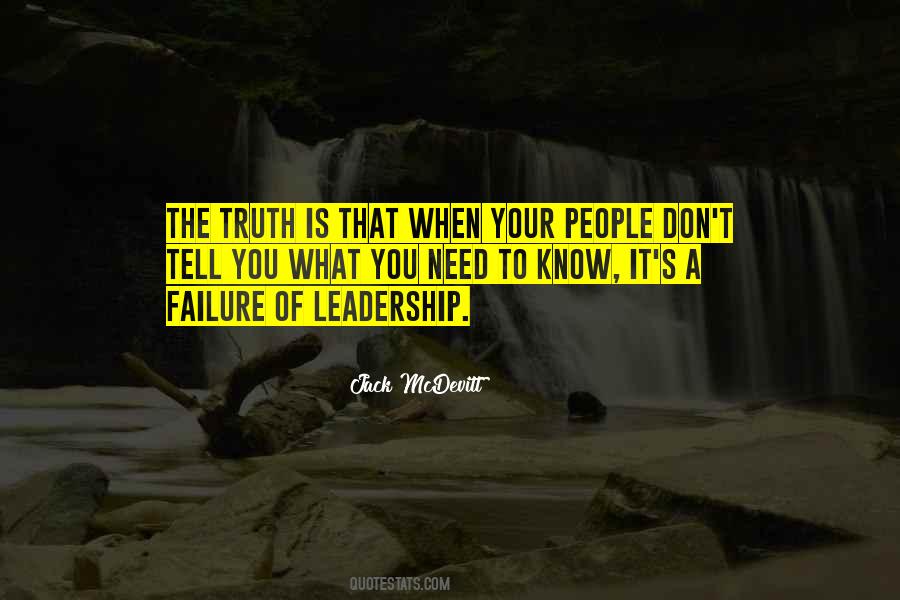 Need Leadership Quotes #418673