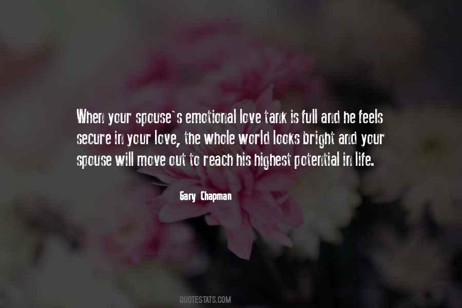 Love Tank Quotes #542986