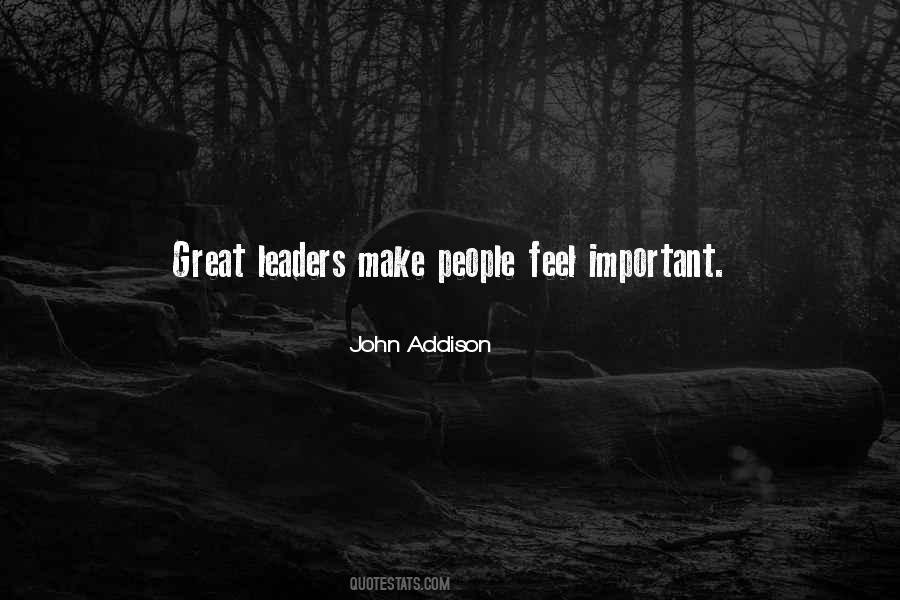 Make People Feel Important Quotes #331079